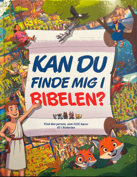 Kan du finde mig i bibelen Barnabøkur Forlaget Scandinavia 